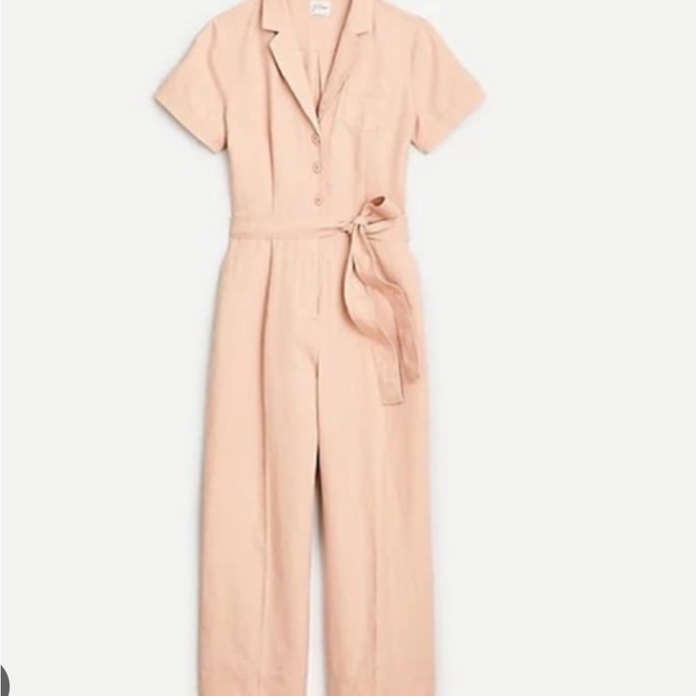 Jcrew Women's Linen Jumpsuit, 00, drycleaned